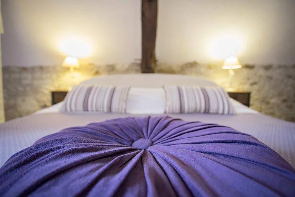 Manoir de la Blonnerie - Chambre d'hôtes - Coussin décoration - Passe-Crassane